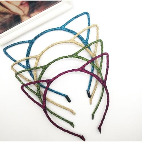 1 PCS Stylish Women Girls Cat Ears Headband Accessories Sexy Head Band Multicolor Styling Tools Headwear