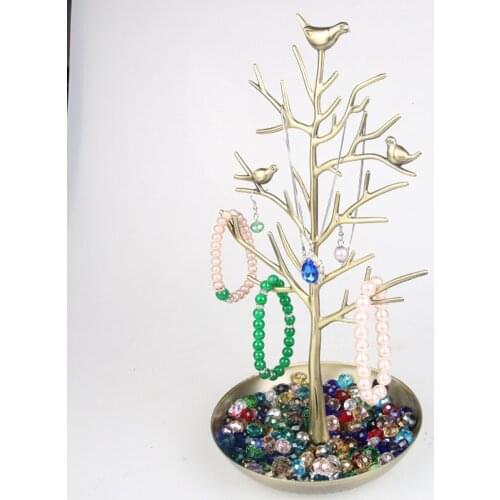 Bird Tree Jewelry Display Stand Earring Necklace Bracelet Rack Holder Display Jewelry holder