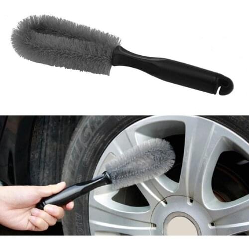 Tire Cleaning Brush Light Easy to Use PP Practical Wheel Hub Cleaner for Car Wash and Maintenance