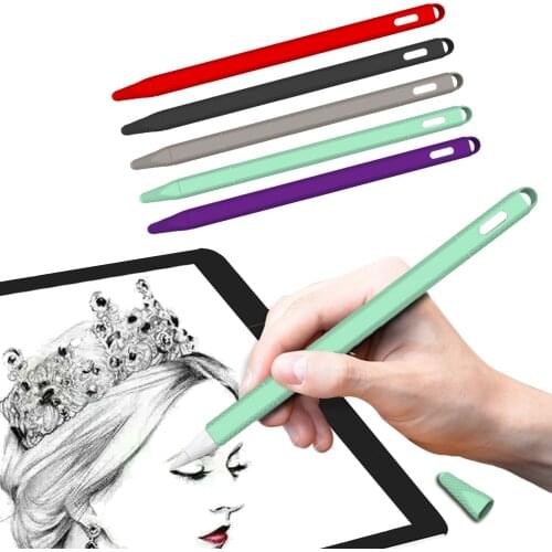 Silicone Protective Cover Case Shell Sleeve for Apple Pencil Ipencil 2nd Generation Stylus Pen Accessories Gadgets