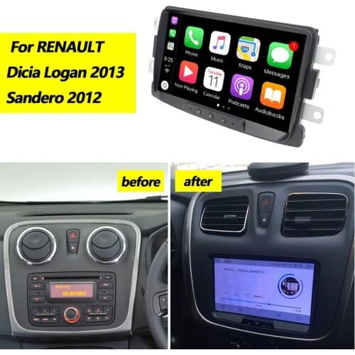 Android System Radio Gps Navigation Video Music Player For Renault Dacia Duster Sandero Logan 2010-2015 Head Unit Audio Radio