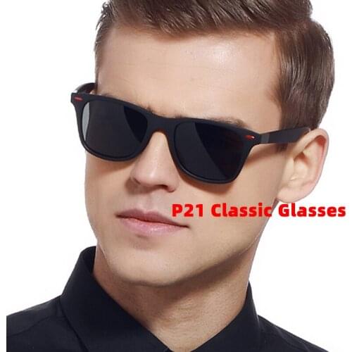 Classic Polarized Sunglasses Driving Square Frame Sun Glasses Men Women Male Goggle Uv400 Summer Driver Shades Mirror Eyewear