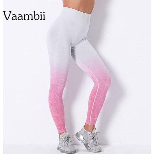 Sports High-waisted Tights Woman Trousers Ladies Yoga Leggins Womens Tie Dye Pants Women Ombre Seamless Leggings Sportwear