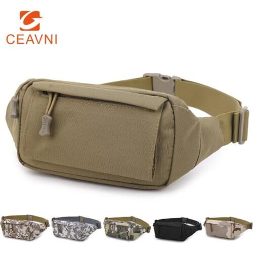 Tactical Men Waist Bags Pack Purse Casual Water Bottle Phone Belt Pouch Womens Travel Bag Outdoor Sports Army Military Bag