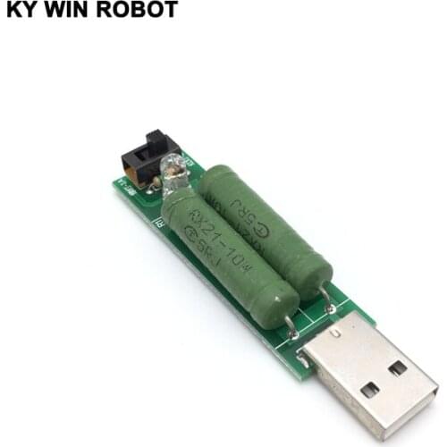 USB mini discharge load resistor 2A/1A With switch 1A Green led, 2A Red led