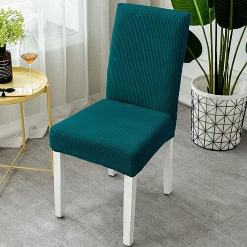 Waterproof Elastic Chair Cover with Back Dining Room Chair Covers Jacquard Covers for Chairs for Kitchen Wedding Hotel Banquet
