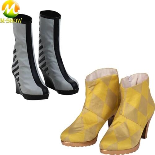 Harley Cosplay Shoes Women Joker Cosplay Boots Women Fancy Boots for Halloween Carnival Party