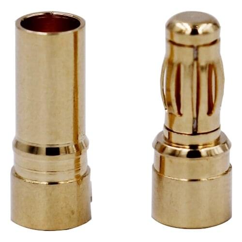 10pair 3.5mm Gold Bullet Banana Connector Plug for RC Battery 50% off