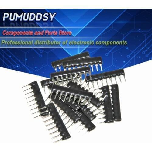 10PCS DIP exclusion 9pin 330 ohm A331J A331 Network Resistor array