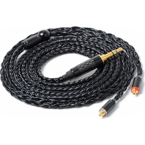 NiceHCK 16 Core Silver Plated Cable 3.5/2.5/4.4mm MMCX/2Pin Cable For TFZ TRNKZZSX/ZSN/ZS10 CCAC12/C16/C10 NiceHCK NX7 Pro/F3