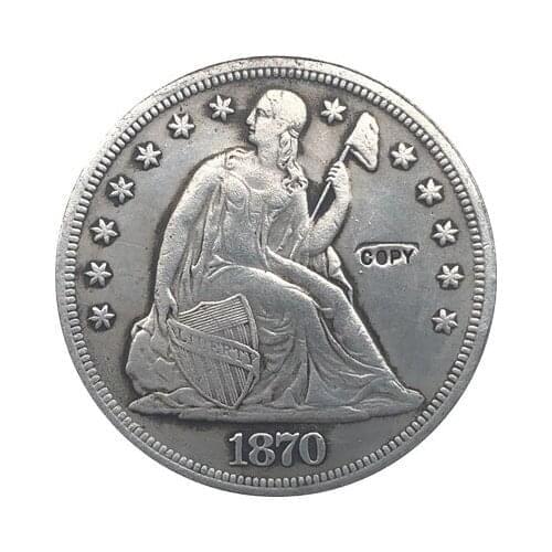 1870-CC Seated Liberty Dollar COINS COPY