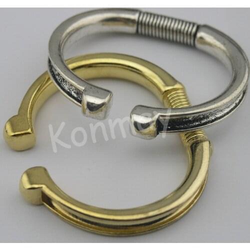 2 Colors--5 Pcs Expandable/Adjustable Hook/Lock Bangle Bracelet With Inlay Channel--CLP1064