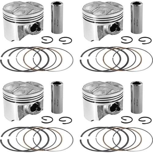 4Sets 48mm Motorcycle Engine Part Piston and Rings Kit For YAMAHA FZR250RR 3LN ZEAL250 FZR 250RR 3LN ZEAL 250 48.25mm 48.5mm