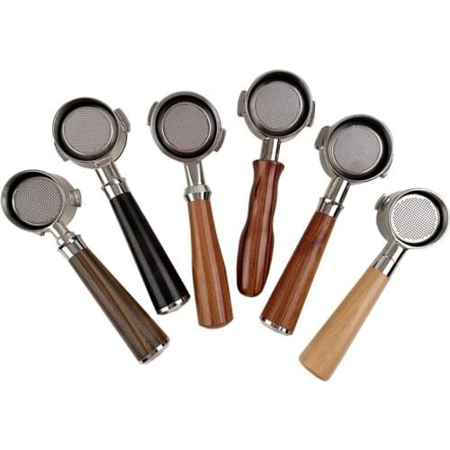 51mm Coffee Bottomless handle Portafilter For Stainless Steel Replacement Filter Basket Espresso Machine Accessory