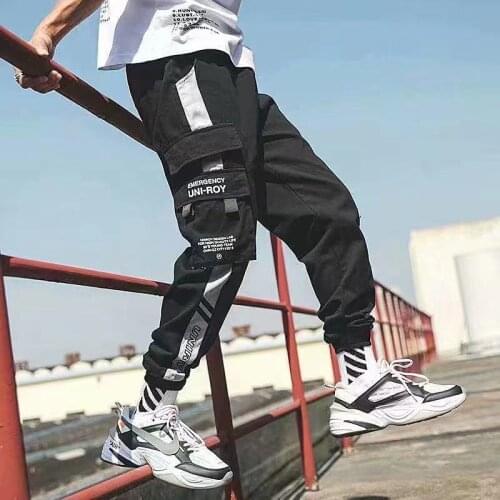 Pants Men Streetwear Hip Hop Joggers Loose Pantalones Harem Black Cargo Pants Trousers Sport Casual sport Pants Men Plus Size