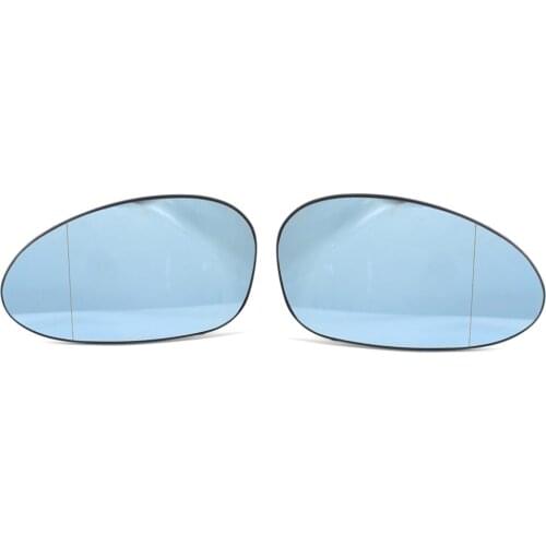 For BMW E82 E88 E90 E91 E92 E46 Z4 E46 M3 Side Door Wing Blue Mirror Glass Heated
