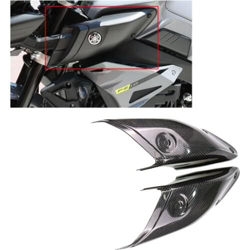 For Yamaha MT10 MT-10 2016-2018 Motorcycle Modified Carbon Fiber Tank Side Intake Panel Front Side Panel Shell