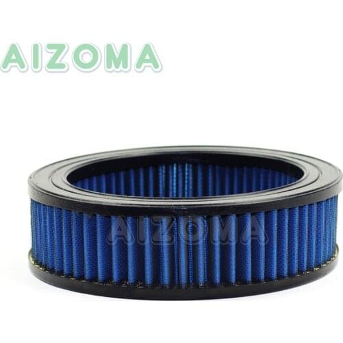 Motorcycle High-flow Air Cleaner Intake Filter Blue Replacement Air Intake For Harley with Stage 1989-1998 Air Filter