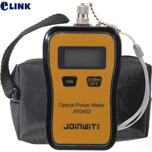 Joinwit JW3402 Optical Laser Source Power Meter -70~+6 or -50~+26dBm Optical Power Meter Fiber Meter Tester Free shipping