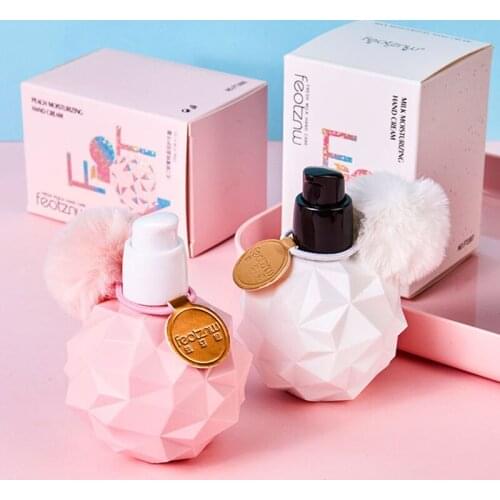 Milk Peach Fragrant Hand Cream Moisturizing Nourishing Anti Chapping Antifreeze Hand Lotion Long-lasting Hydrate Hand Care TSLM2