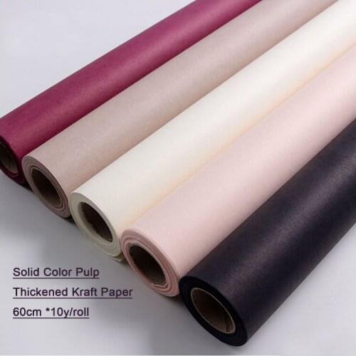 DIY Flower Wrapping Kraft Roll Paper Scrapbooking Thickened Gifts Wrap Decorative Wedding Party Decoration Bouquet Packing Material