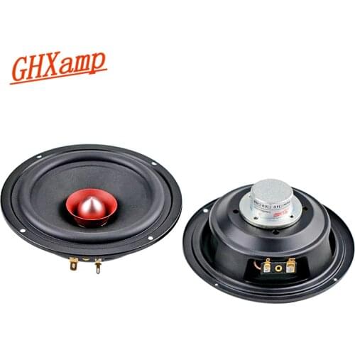 GHXAMP 5.25 Inch HIFI Full Range Speaker 4Ohm Neodymium Bullet Speaker 25mm KSV Voice Coil For Full Frequency Audio 20-40W 2pcs
