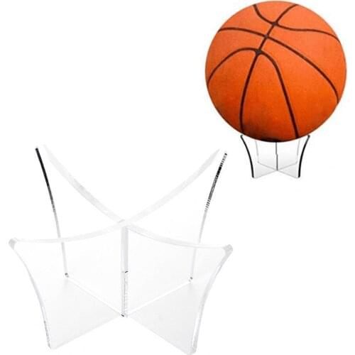 Storage Supplies Smooth Edge Clear Basketball Soccer Display Stand for Sports