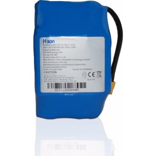 Samsung18650-22PM Cell 36V 4.4Ah Rechargeable Li-Ion Battery For Scooter 2 Wheels