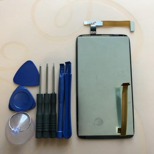 For One X+ / One X Plus S728e Touch Screen Digitizer Sensor Panel Glass + LCD Display Monitor Screen Panel Assembly + Tools