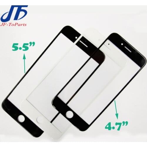 30Pcs Touch panel Replacement for iPhone 7 8 Plus 6 6S 6P 6SP 6G 7P 8P 5.5" LCD Front Glass Outer Lens Black White Repair Parts