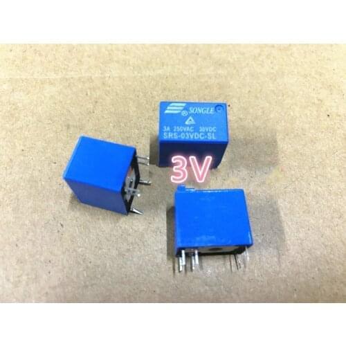 Srs-03v 05V 12V 24vdc-sl relay 4100 6-pin 3A 250V