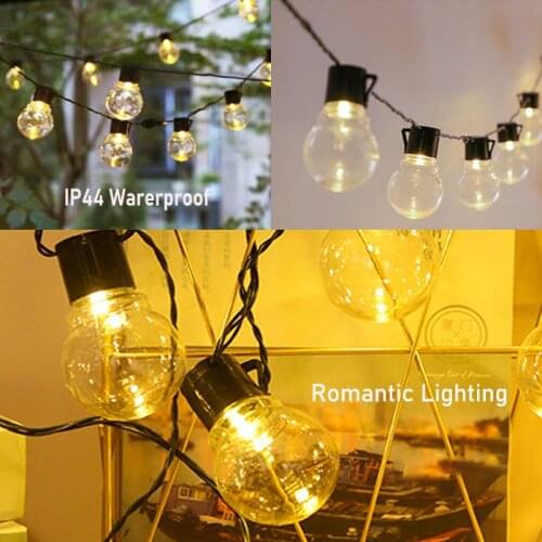 Battery Power Bulb Garland Light String Christmas Wedding Party Bedroom Living Room Garden Decor 3M 20 Bulbs LED Fairy Lights