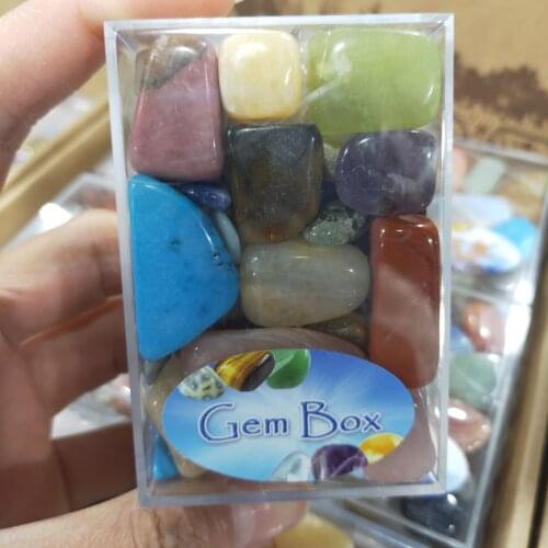 1box Natural Stones Crystal Healing For Relaxation,chakra Healing Stone Gravel Yoga Crystal Healing Reiki Polishing Gravel