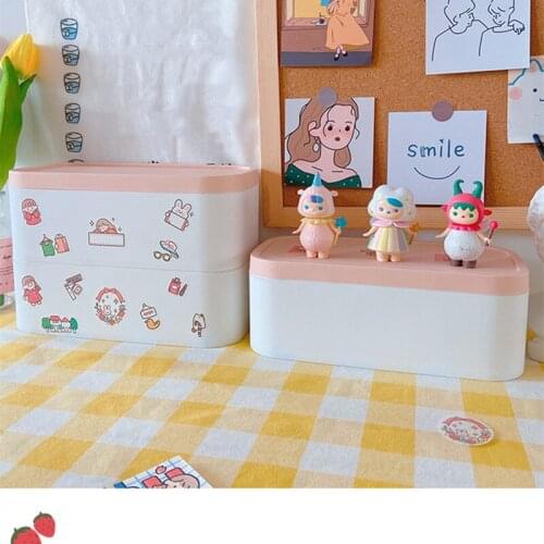 1 Piece of Cartoon Mask Bag Portable Mask Holder Mask Storage Box Preservation Mask Box Portable Travel Storage Bag Gift