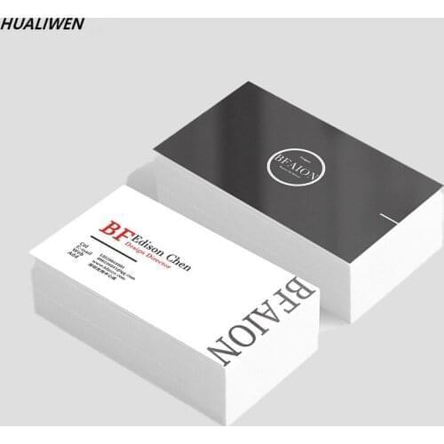 100PCS Cheap Customized Full-color Double-sided Printing Business Card 300GMG Paper 9*5.4CM