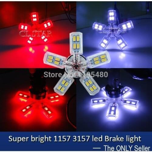 2pcs/lot quality fantastic LED BAY15D P21/5W 1157 or P27/7W 3157 led car light brake light 30smd 5630 5730 tail light