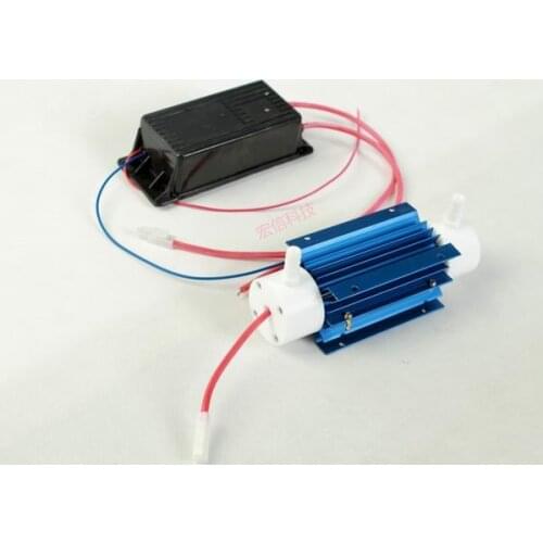 220V 3g Ozone Generator Fittings Tubular Water Treatment Ozone Power Supply + Quartz Ozone Tube Set