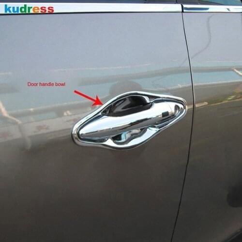 For Hyundai IX35 2010 2011 2012 2013 2014 ABS Chrome Car Door Handle Cup Bowl Cover Trim Styling Accessories 4pcs