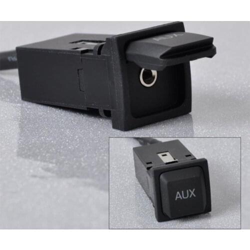 A5KD Car AUX Switch Interface Adapter In Socket With Cable Harness for vw1 RCD510 RCD310 RNS315 Jetta 5 MK5 Golf 6 MK6