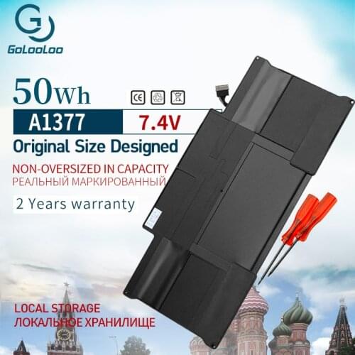 Golooloo Battery For MacBook Air 13" Model A1369 Mid 2011,A1405 A1377 A1466 Battery 020-7379-A MC965 MC966 MD231 MD232 2012 year