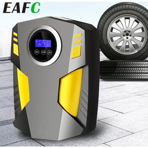 Car Air Compressor Car Tyre Inflator Pump Motorcycle Bicyle Tire Inflatable Digital Portable Electric Auto Pump for Car SUV Bike