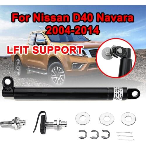 Car Rear Liftgate Tailgate Slow Down Trunk Gas Shock Damper Lift Supports Rod Fit For Nissan Navara D40 2004-2014 Strut Bars