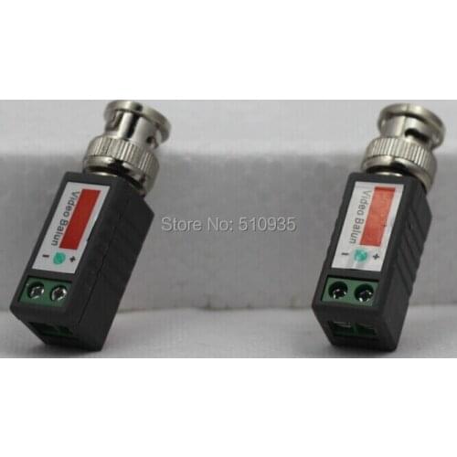 CJ-202E-1 Single Channel Passive Video Balun UTP Balun BNC Cat5 CCTV UTP Video Balun 10pairs/Lot