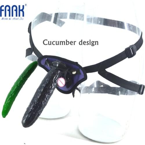 FAAK Strapon dildo big dildo black artificial penis on strap adjustable belt removale cucumber dick sex toy for women lesbian