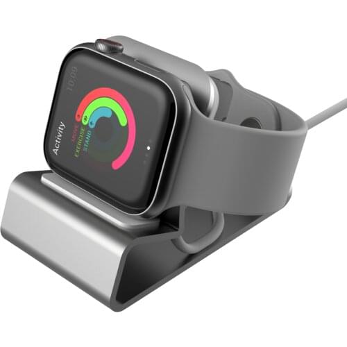 Exquisite Aluminum silicon Bracket Charger Dock Station Charging Holder for apple watch Stand Series SE/6/5/4/3/2/138 42 40 44mm