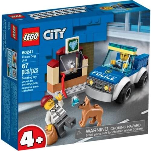 Lego 60241 City Police Dog Unit Heroes Police Car great birthday gift for kids youngsters children 67pcs enjoy bricks fans model