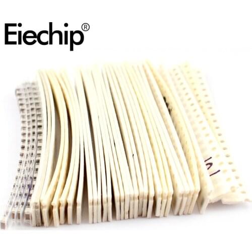 2500pcs/lot 0805 SMD Ceramic Capacitor Assorted Kit 1pF~10uF SMD Ceramic Capacitors Samples set 22PF 220PF 68nf 470nf capacitor