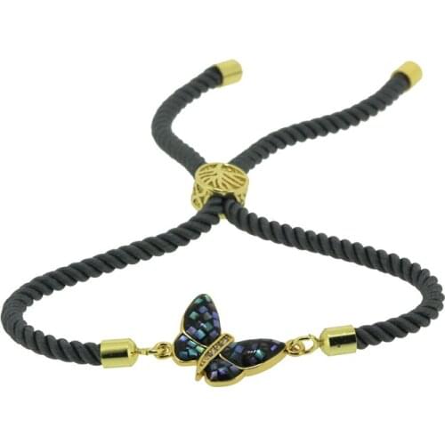 New Unique Design Handwoven Adjustable Black Rope Chain Accessories Women Jewelry Bracelets Pulseras Mujer Bijoux