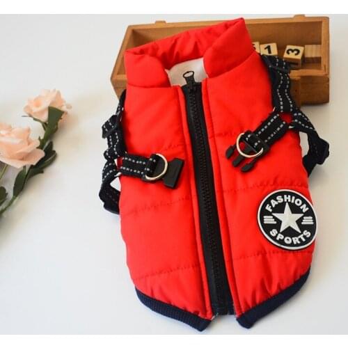 Autumn Winter Clothes For Dogs Thicken Warm Puppy Pet Cat Coats Waterproof Dog Jacket Chihuahua Pug French Bulldog Vest Clothing