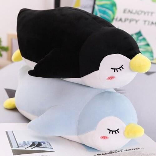 Plush Stuffed Toys For Kids Soft Pillow Cute Penguin Doll Girls Toy Cushion Birthday Gift